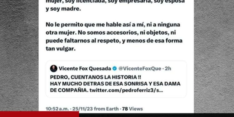 Fox llama “Dama de Compañia” a Mariana Rodríguez